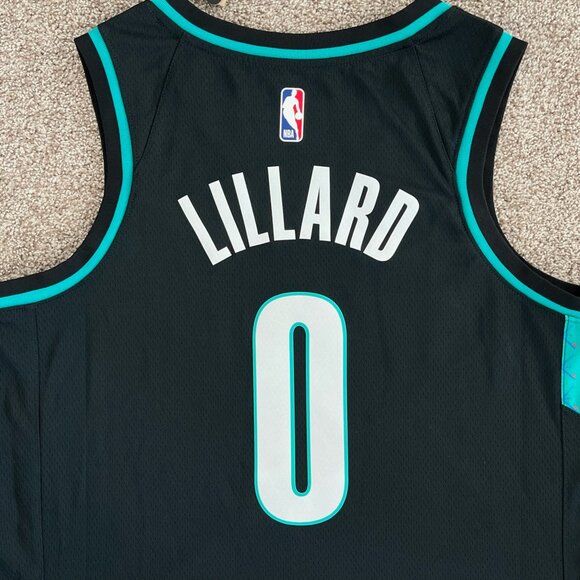 Nike Portland Trailblazers City Edition PDX Damian Lillard Swingman Jersey L 48 - Picture 4 of 8